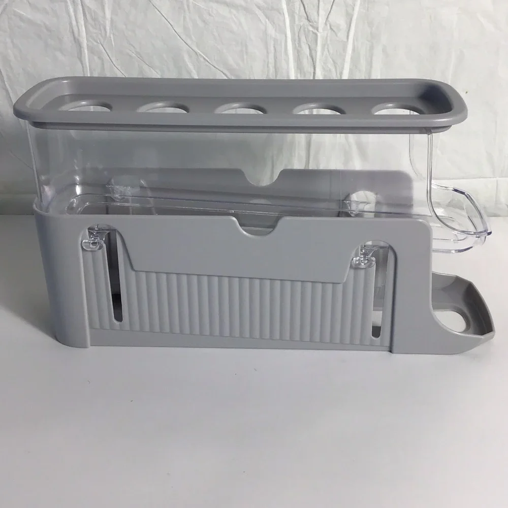 Foldable Egg Box Holder Kitchen tool, Gray